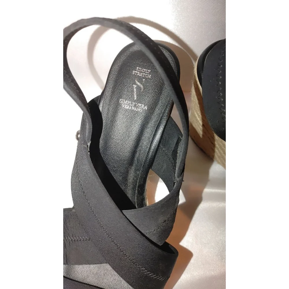 Simply Vera Wang Espadrill e Wedge Sandals Size 9.5